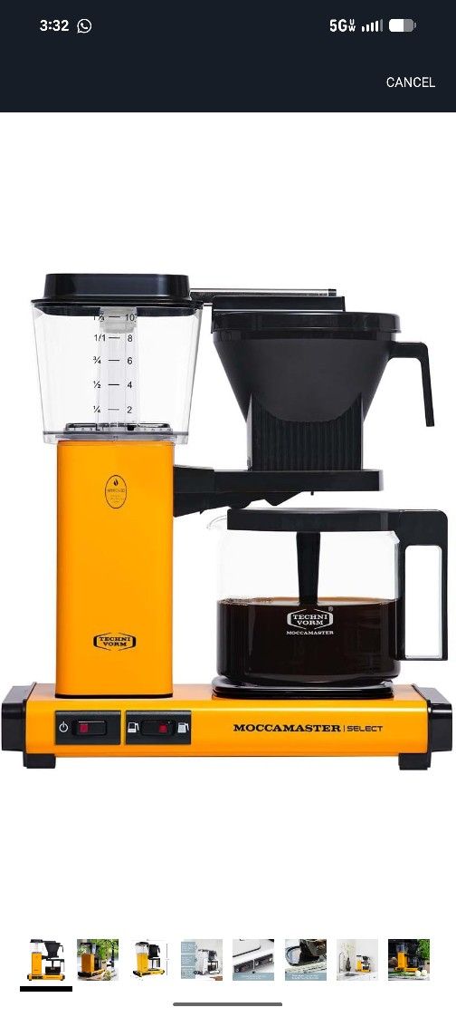 Technivorm Moccamaster Coffee Machine