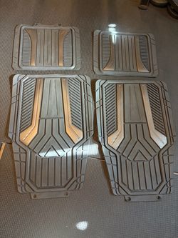 4 Piece Motor Trend Armor-Tech All Weather Rubber Floor Mats