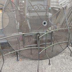Large Iron Wrought Iron Table