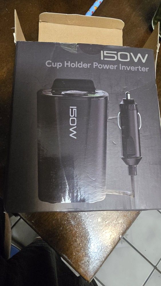 150W Car Power Inverter 12V DC to 110V AC Car Plug Adapter Outlet Converter