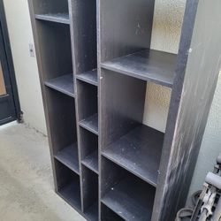 Ikea Kallax Black Brown 12 Cube Cubbie Office Business Bookcase Shelf Shelves Shelving Tv Stand Display System Unit (Read Description)