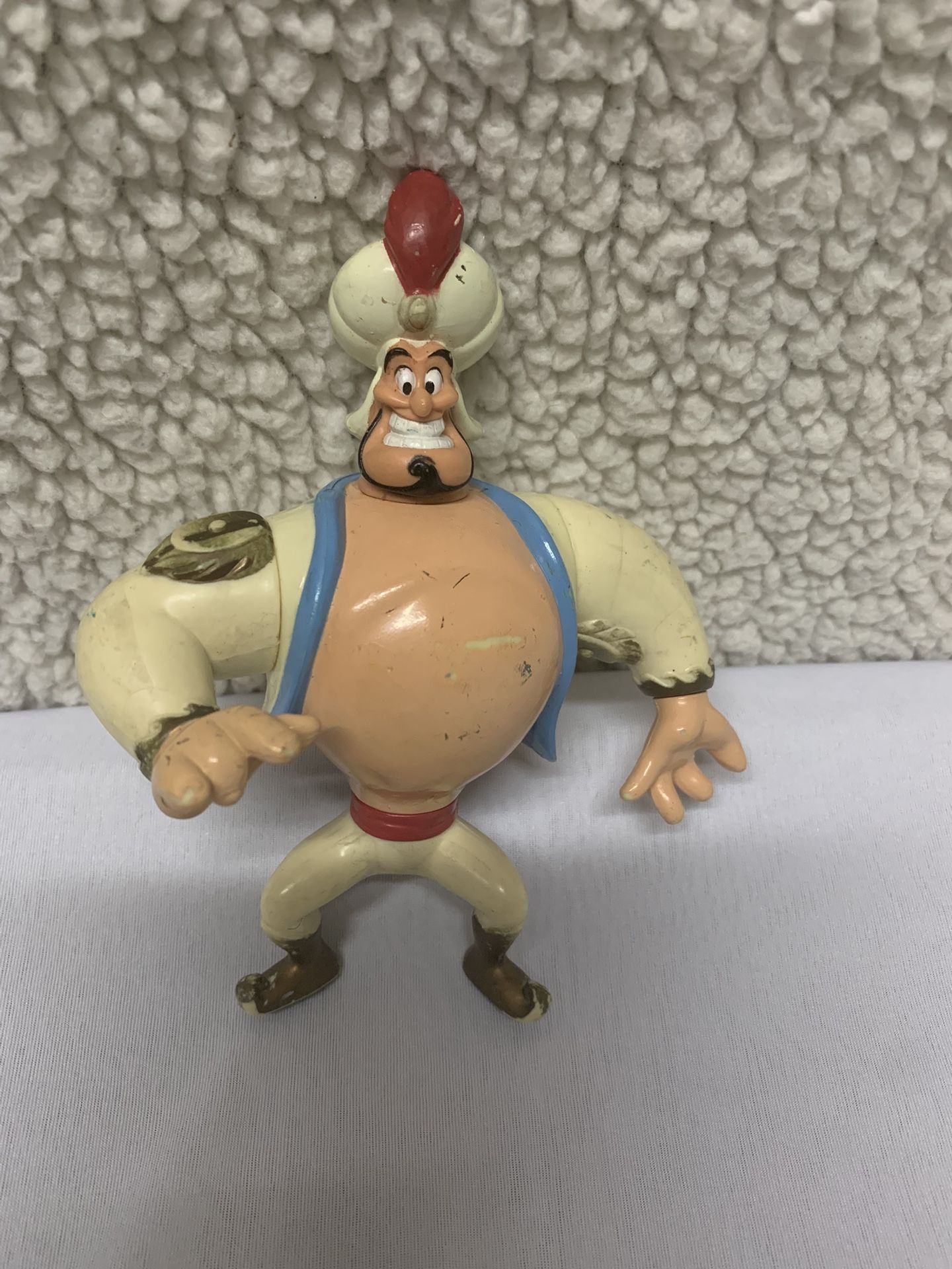 Vintage JOINTED 1993 DISNEY ALADDIN GENIE Mattel Action Figure 5.5" Toy Rare