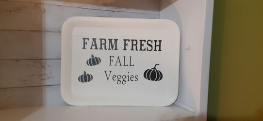 Farm fresh fall veggies tray