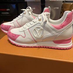 Pink & White Trainers!