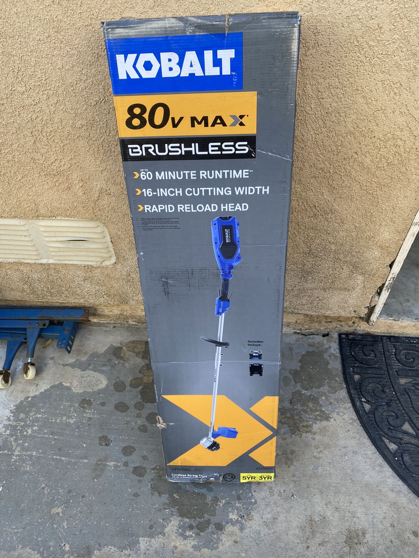 Kobalt 80v Brushless String Trimmer Kit