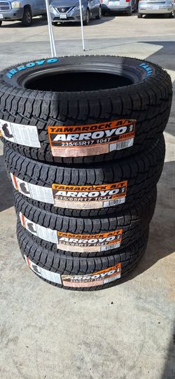235/65R17 ARROYO AT. New tires