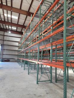 Interlake Mecalux Welded Pallet Rack Upright Frame - Heavy Duty