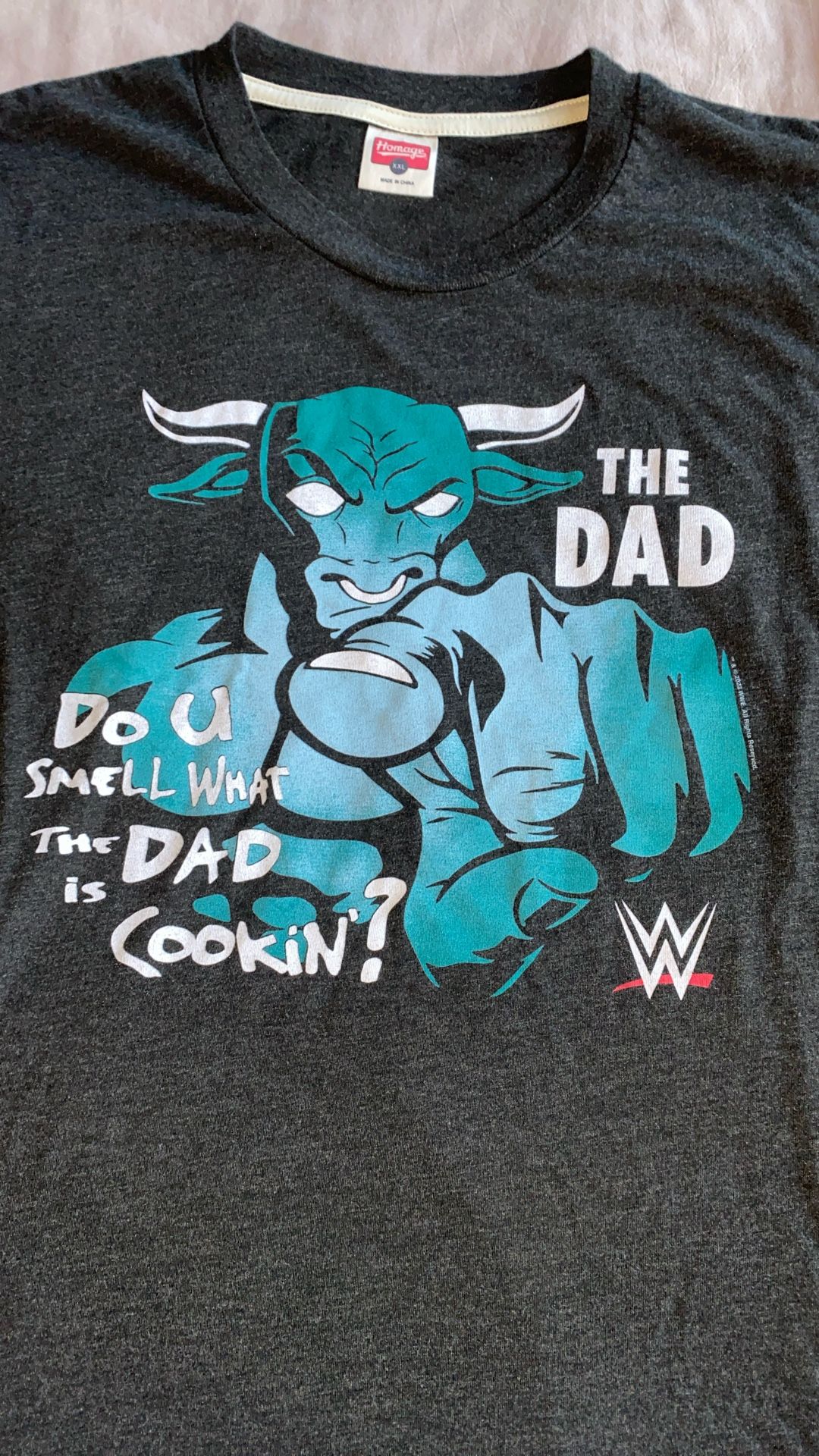 WWE THE ROCK DO YOU SMELL WHAT THE DAD IS COOKING SHIRT