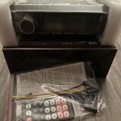 HZEX Single Din Car Stereo with Bluetooth, Detachable Face Digital Media Receive