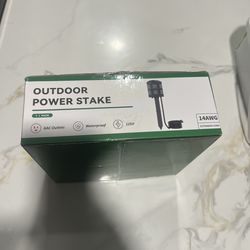 Outdoor Power Stake Timer, 100FT Remote Control, Dusk to Dawn Christmas Light Ti