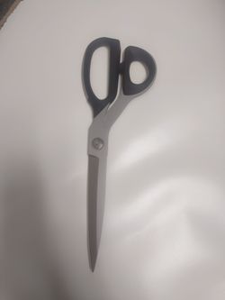 Large Scissors with Black Handles