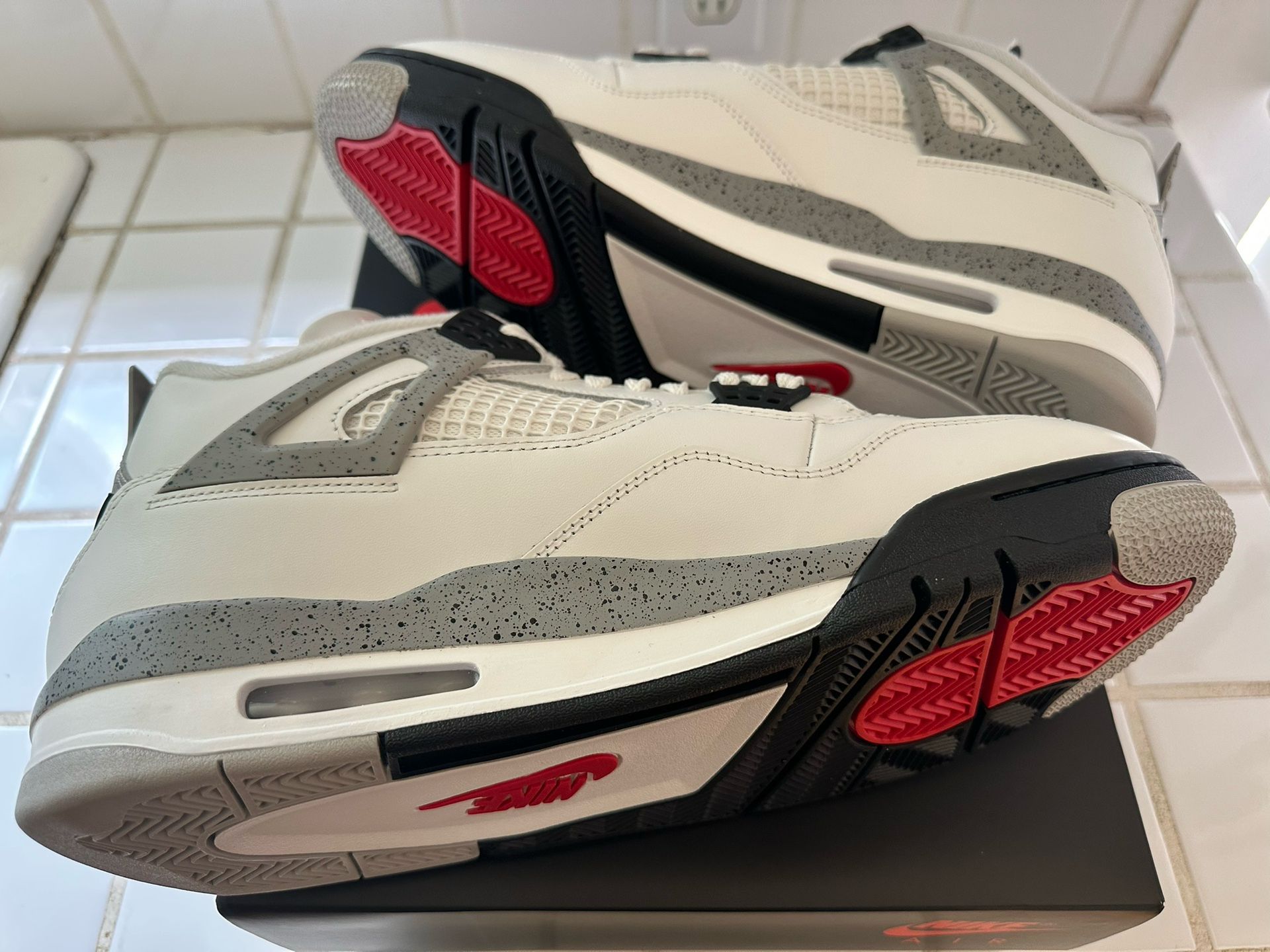 Jordan 4 White Cement Size 12, 13