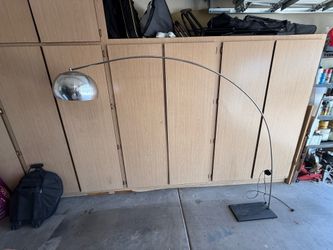 1960’s-1970’s original mid century chrome arc lamp