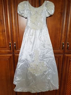 Flower girls dress / bride of Frankenstein's costume