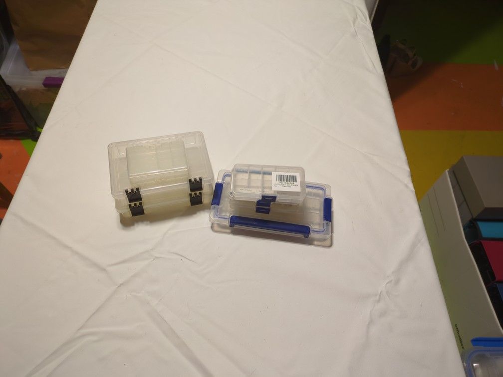 Plastic Storage For Nuts, Bolts, Beads, Etc    