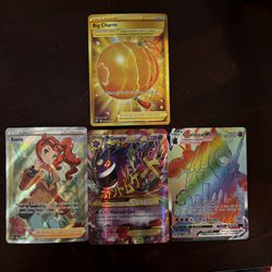 4 Pokemon Cards 