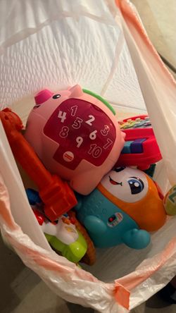 Bag full of good clean toys