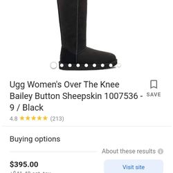 Ugg Boot Over Knee Sz8