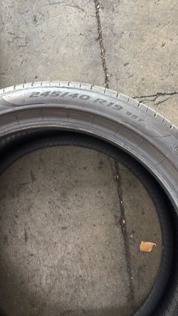 245/40/19 Pirelli P Zero Run Flat