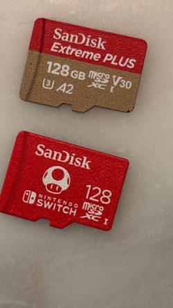 SanDisk 128GB microSD Cards – Lot of 2