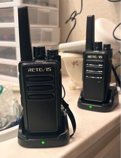 Retevis Two-Way Radios with Charging Docks – Pair