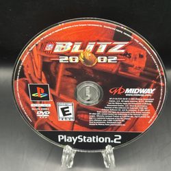 NFL Blitz 2002 PS2 Tested PlayStation 2 PS2 - Disc Only Tested