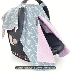 2-Layer Baby Car Seat Cover, Warm Canopy for Baby Stroller, Universal Fit, Ideal Product for Going Out for a Walk with Your Baby
 $10dlls new
