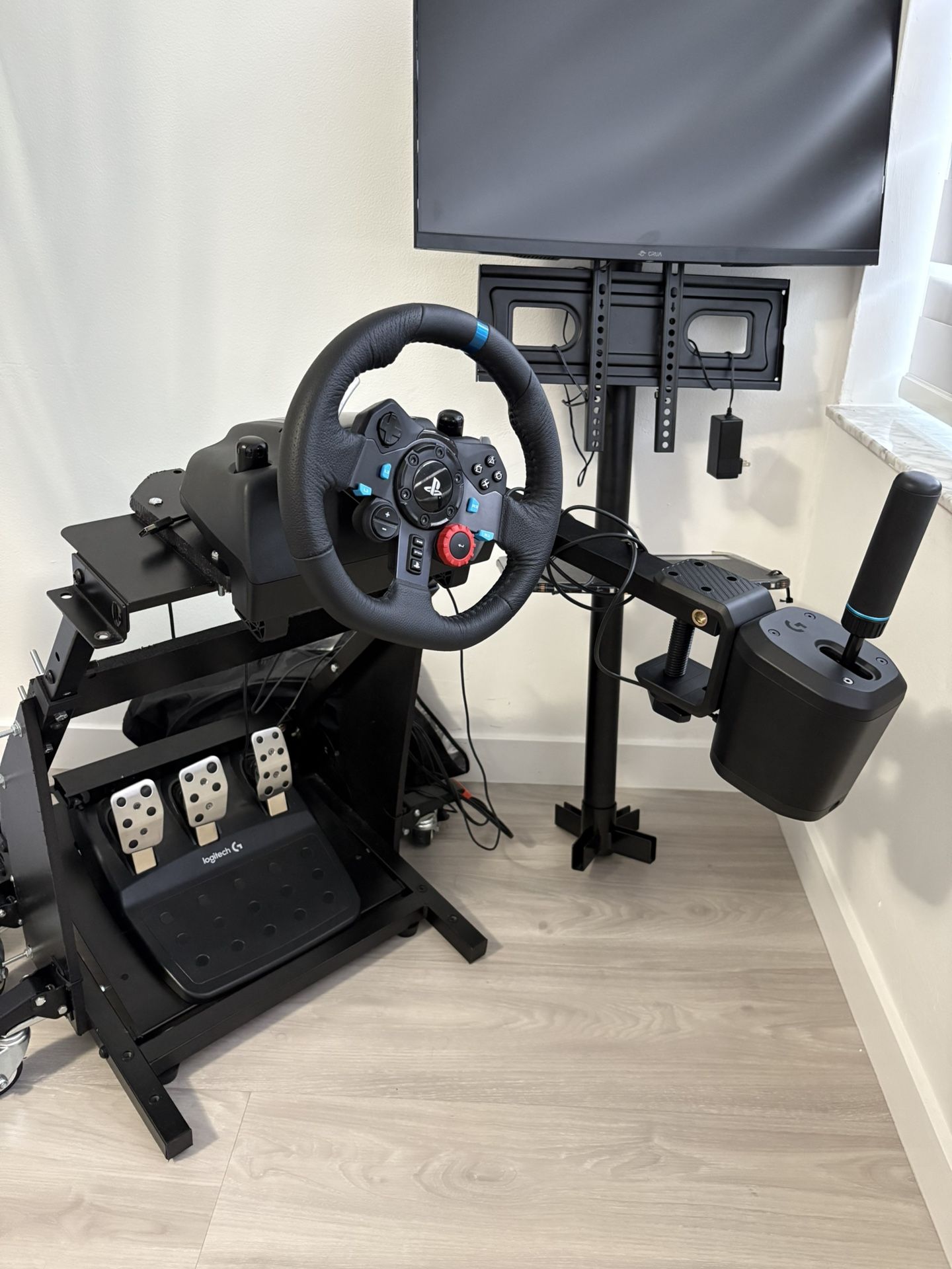 Logitech Wheel With Logitech Shifter/Ebrake, With Adapter