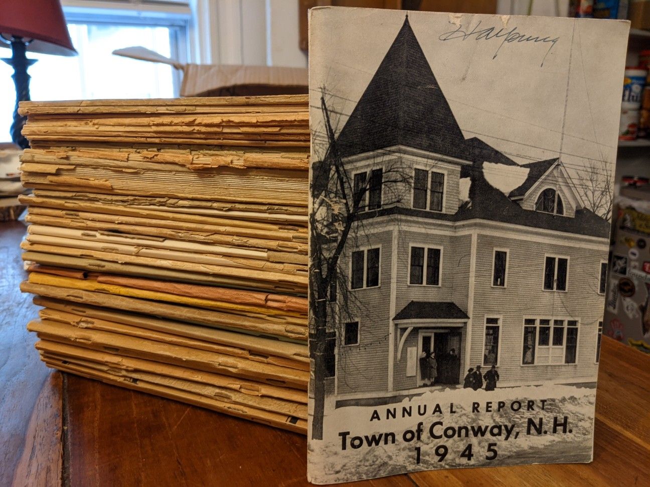 Town of Conway NH Town reports. 1897 - 1945