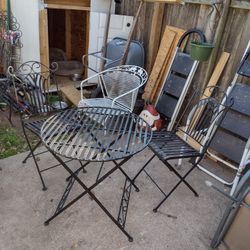 3 Pieces Table And Chairs