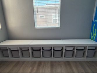 ikea 3-Piece Kids Storage Bin Organizer Set – White