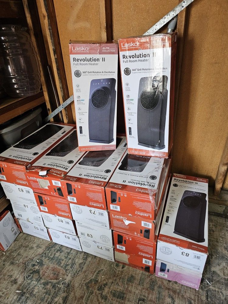 NEW EACH FOR SALE LASKO HEATER CERAMIC ROTATE FULL ROOM SIZE ENERGY SAVER, REMOTE CONTROL NEW MODELS FOR ANY QUESTION TEXT ME PLEASE HABLO ESPAÑOL THA