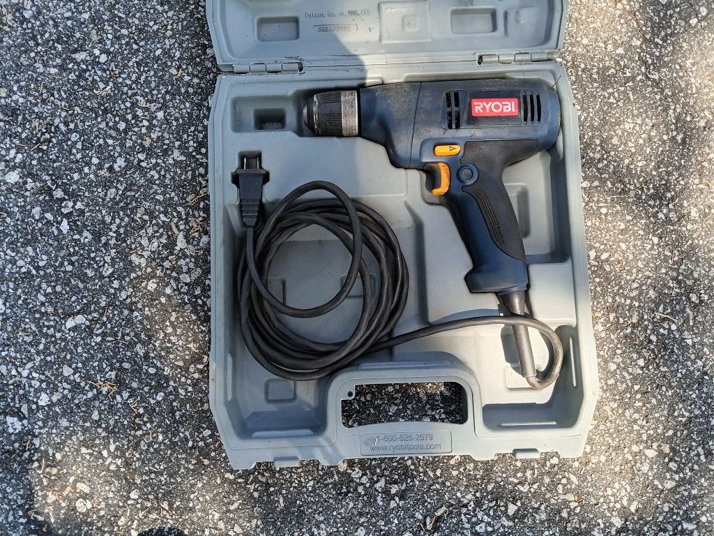 Ryobi 3 - 8 VSR Drill Corded