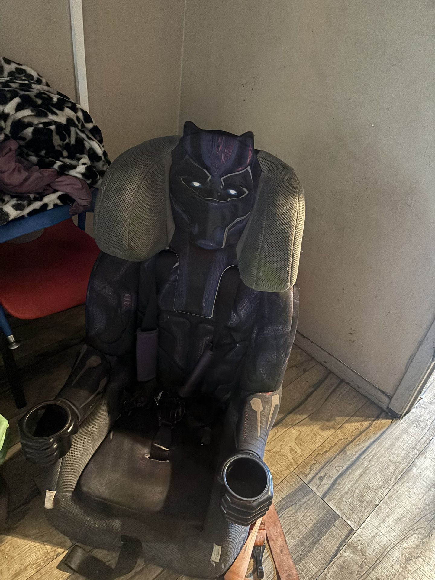 Black Panther Combination Harness Booster Car Seat.