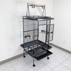 NEW $155 Large 68-inch Tall Bird Cage with Rolling Stand for Parrots Parakeets Cockatiel Lovebird