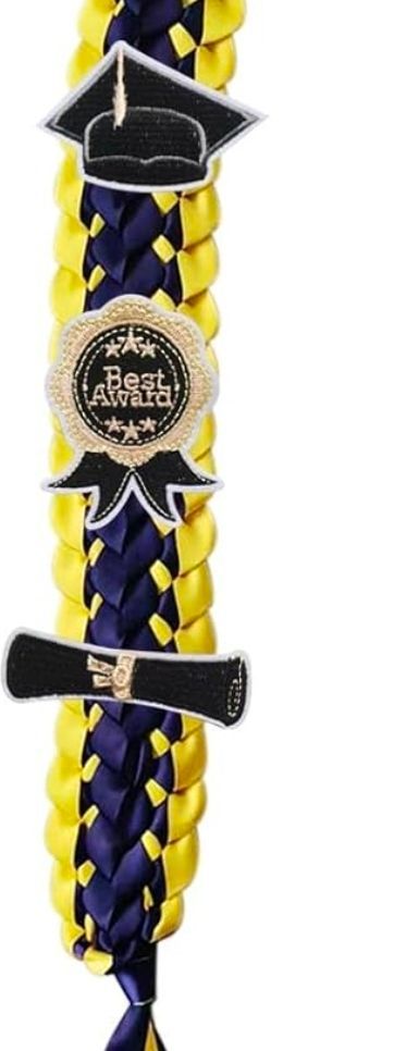 Graduation patches with pins