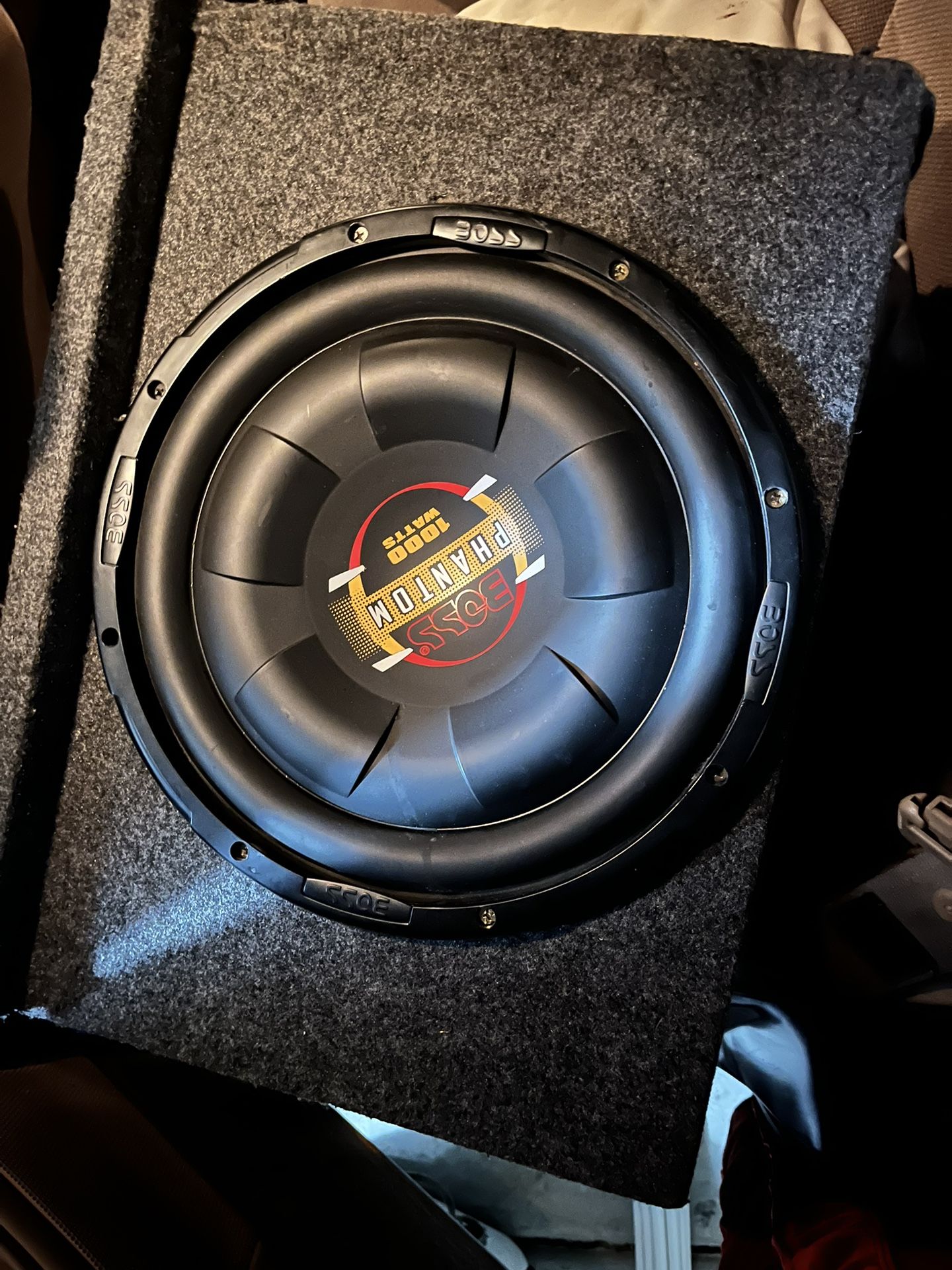 (1) 12 Subwoofer Boss Speaker