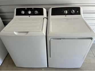 Ge top load electric washer and dryer set