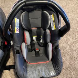 Babytrend Girls Car Seat, Base And Stroller 