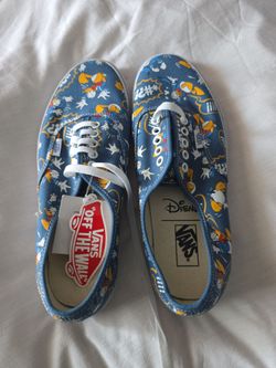 Donald Duck vans men's size 9