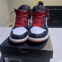 Air Jordan Mids Red And Black 