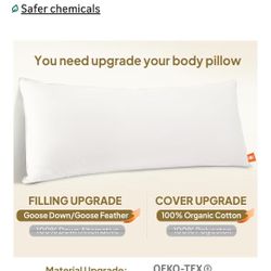 Goose Down Body Pillow