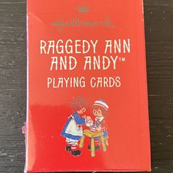 Raggedy Ann and Andy Playing Cards Sealed Box  Hallmark 