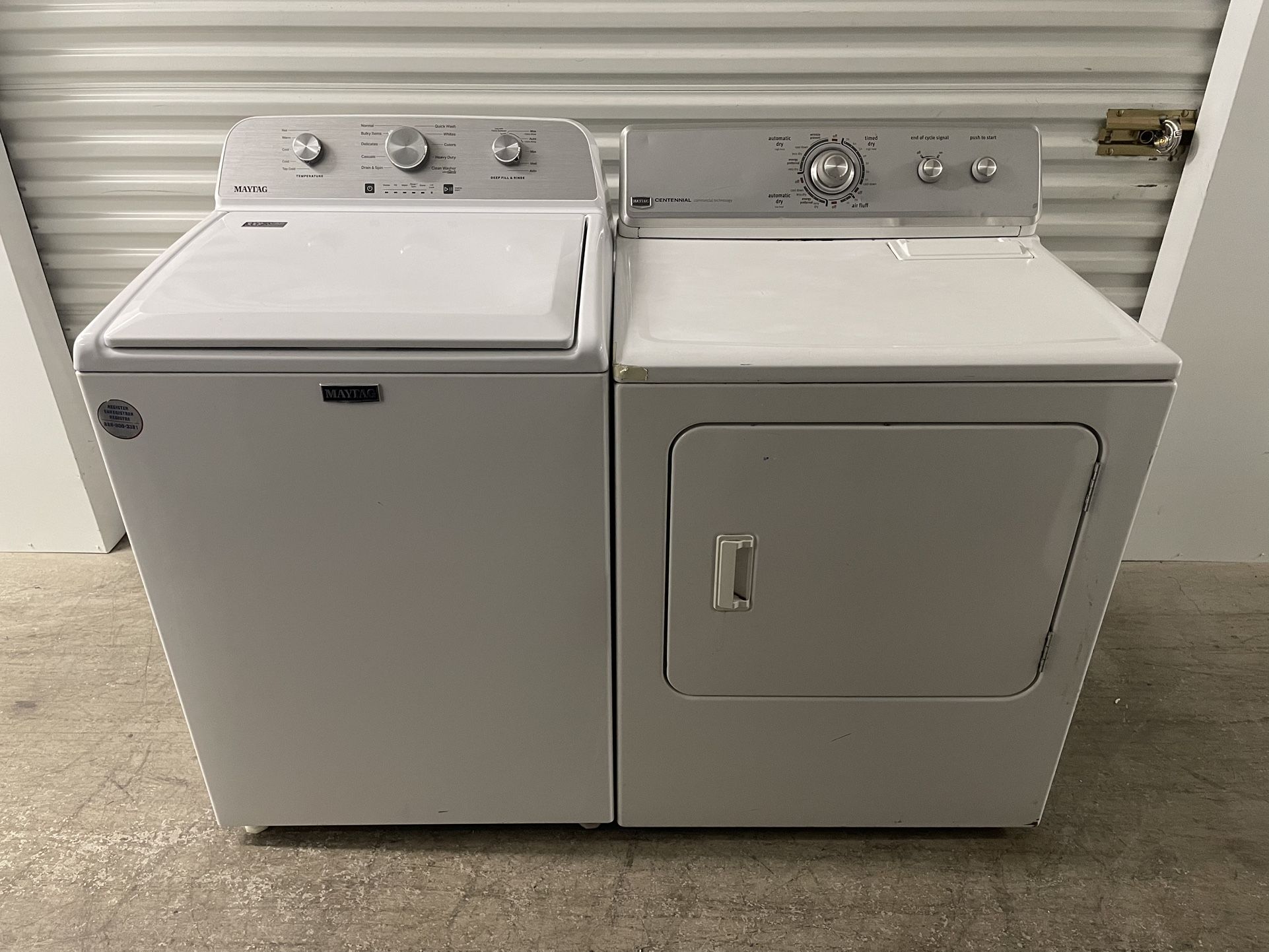 Maytag Washer and Dryer