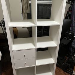 IKEA Kallax Shelving Unit With Two Drawers 