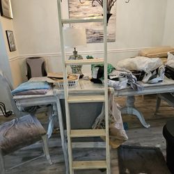 Shelves Decor Ladder 64 H12 W 3 D. 15.00 Obo Needs Painted
