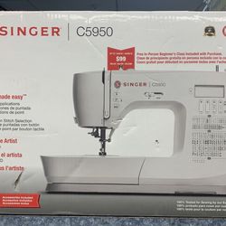Singer C5950 Sewing Machine with 400 Stitch Applications,