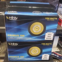 INFINITY PRIMUS 12" SUBWOOFERS