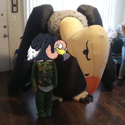 Inflatable Halloween Vulture 