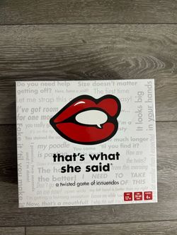 Thats what she said game